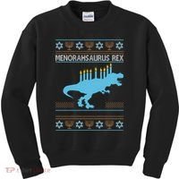 Menorahsaurus Rex Kids Sweatshirt thumb 0