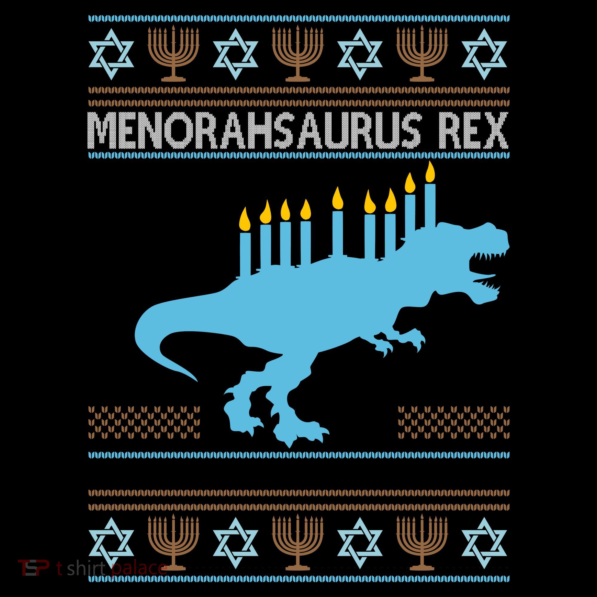 Menorahsaurus Rex Kids Sweatshirt