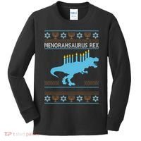 Menorahsaurus Rex Kids Long Sleeve Shirt thumb 0