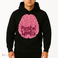 Mental Health Awareness Brain Hoodie thumb 2