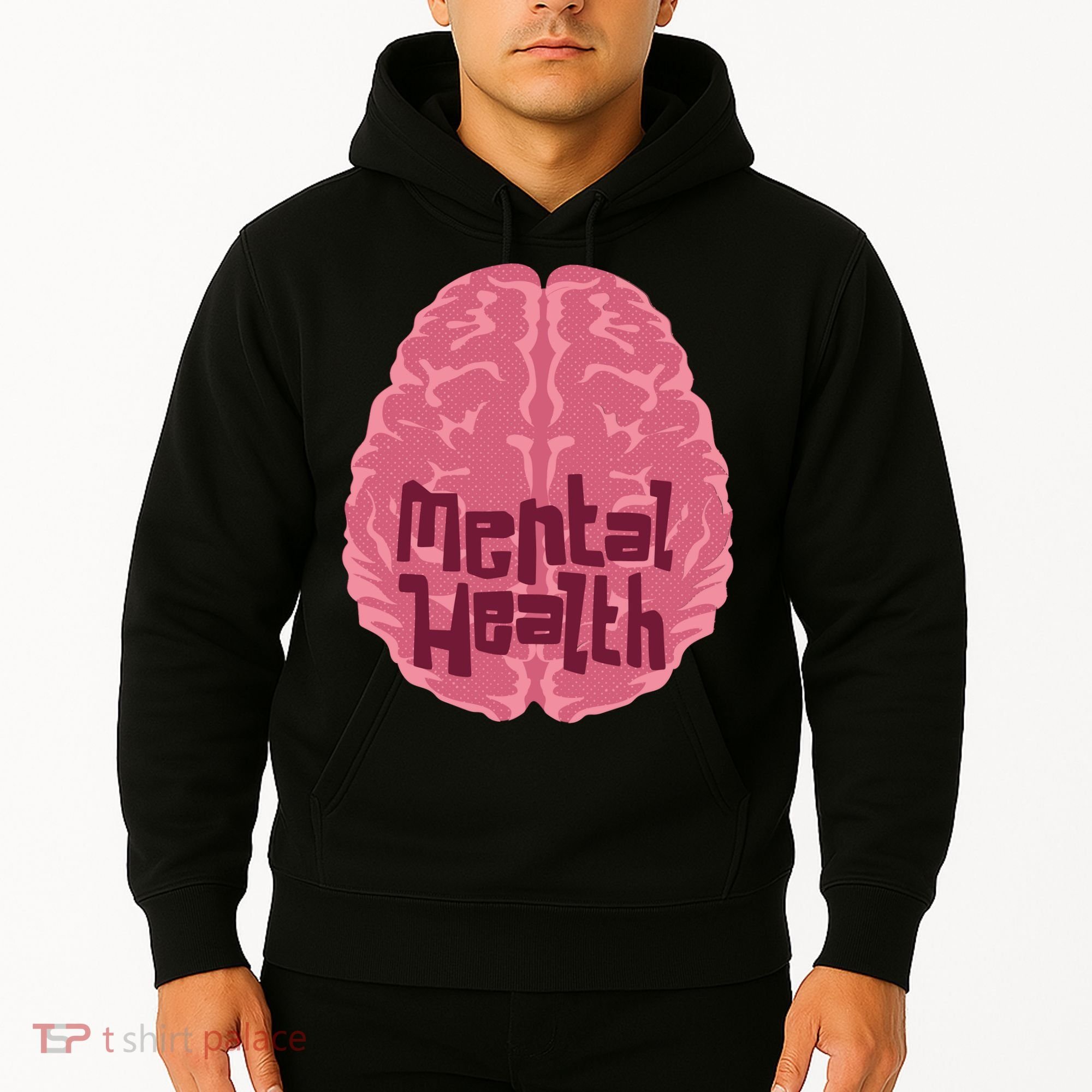 Mental Health Awareness Brain Hoodie