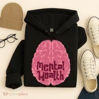 Mental Health Awareness Brain Hoodie thumb 4
