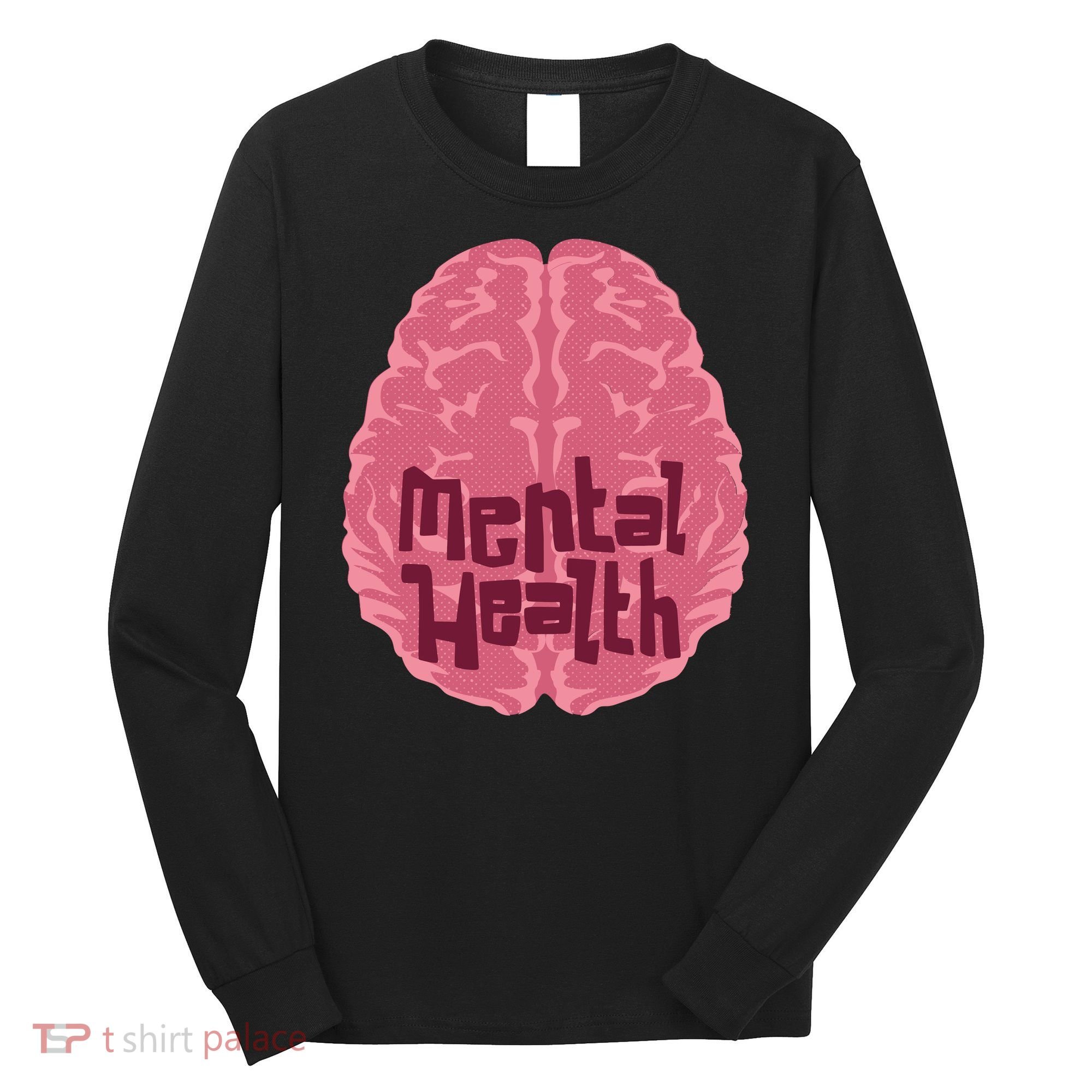 Mental Health Awareness Brain Long Sleeve Shirt