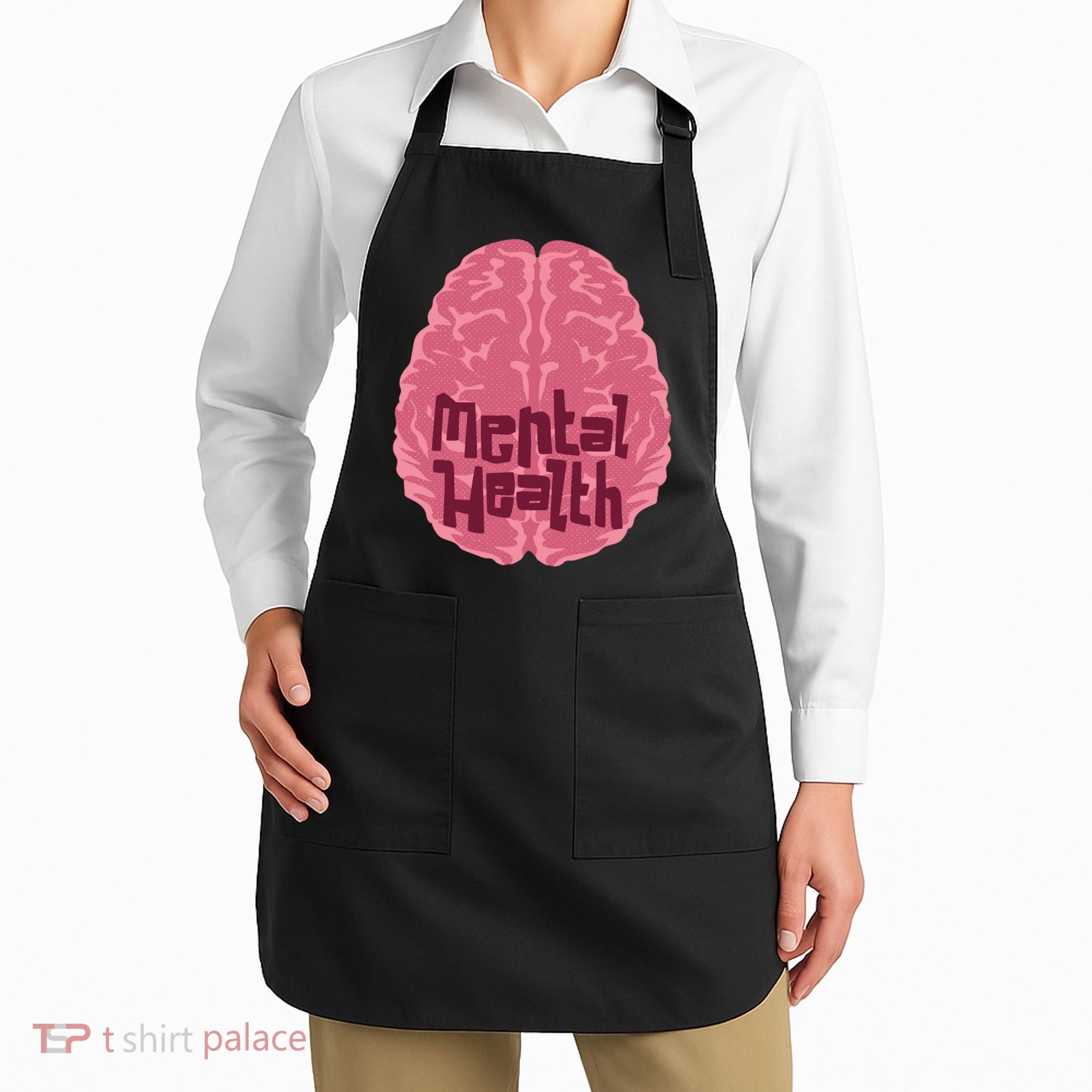Mental Health Awareness Brain Apron