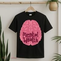 Mental Health Awareness Brain T-Shirt thumb 2