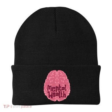 Mental Health Awareness Brain Beanie
