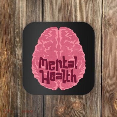 Mental Health Awareness Brain Coaster