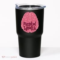Mental Health Awareness Brain Tumbler thumb 0