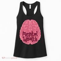 Mental Health Awareness Brain Women's Tank Top thumb 0