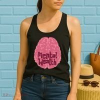 Mental Health Awareness Brain Women's Tank Top thumb 2