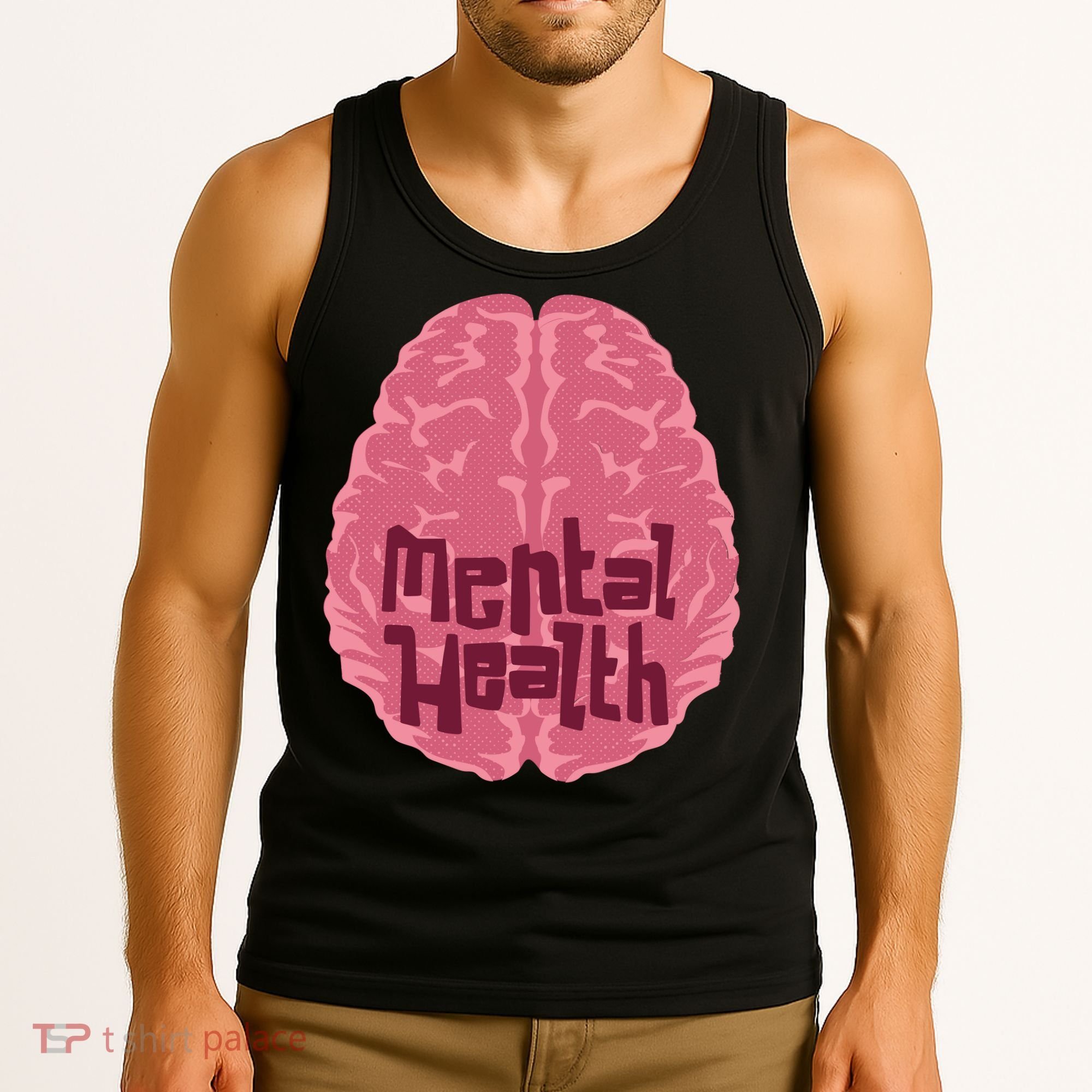 Mental Health Awareness Brain Tank Top
