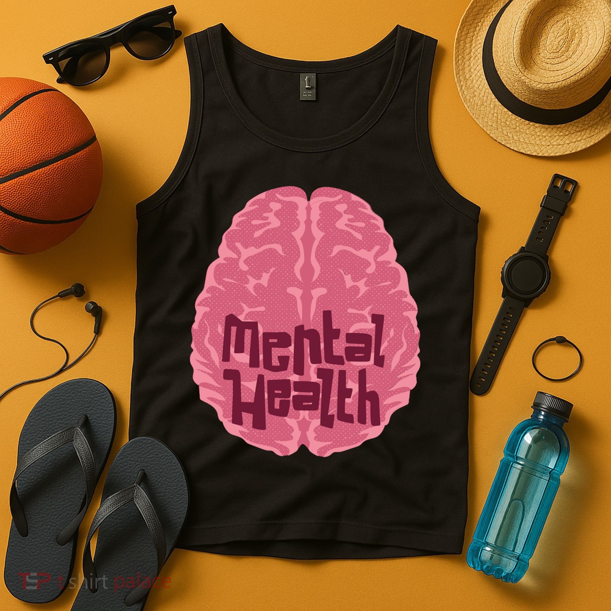 Mental Health Awareness Brain Tank Top