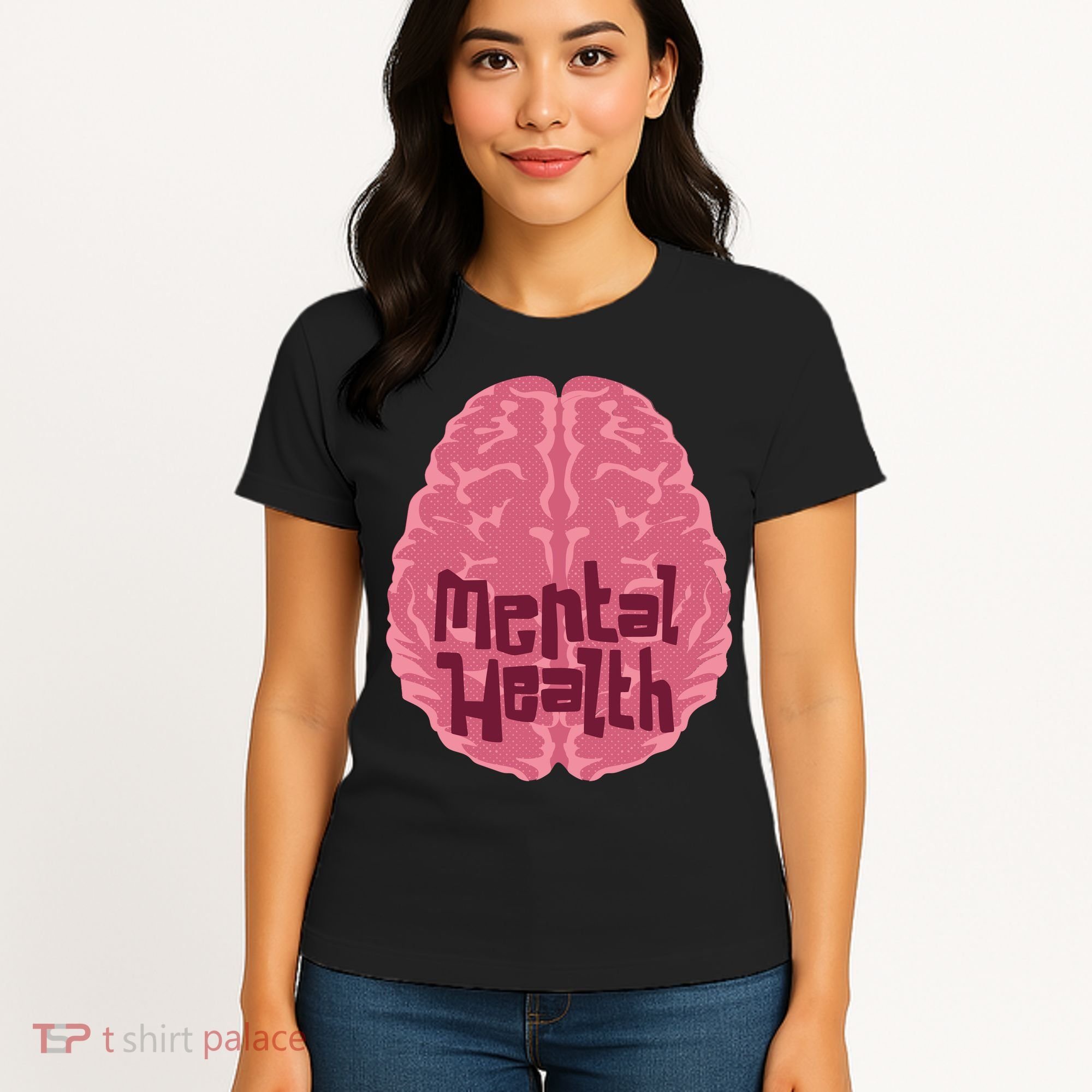 Mental Health Awareness Brain Women's T-Shirt