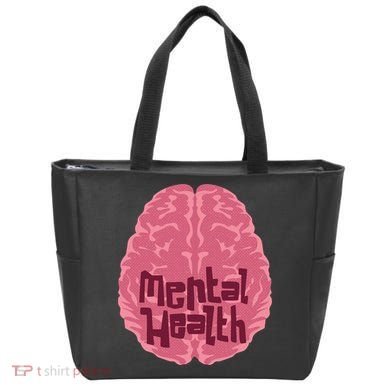 Mental Health Awareness Brain Tote Bag