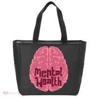 Mental Health Awareness Brain Tote Bag thumb 0