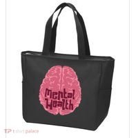 Mental Health Awareness Brain Tote Bag thumb 3