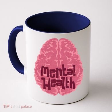 Mental Health Awareness Brain Coffee Mug