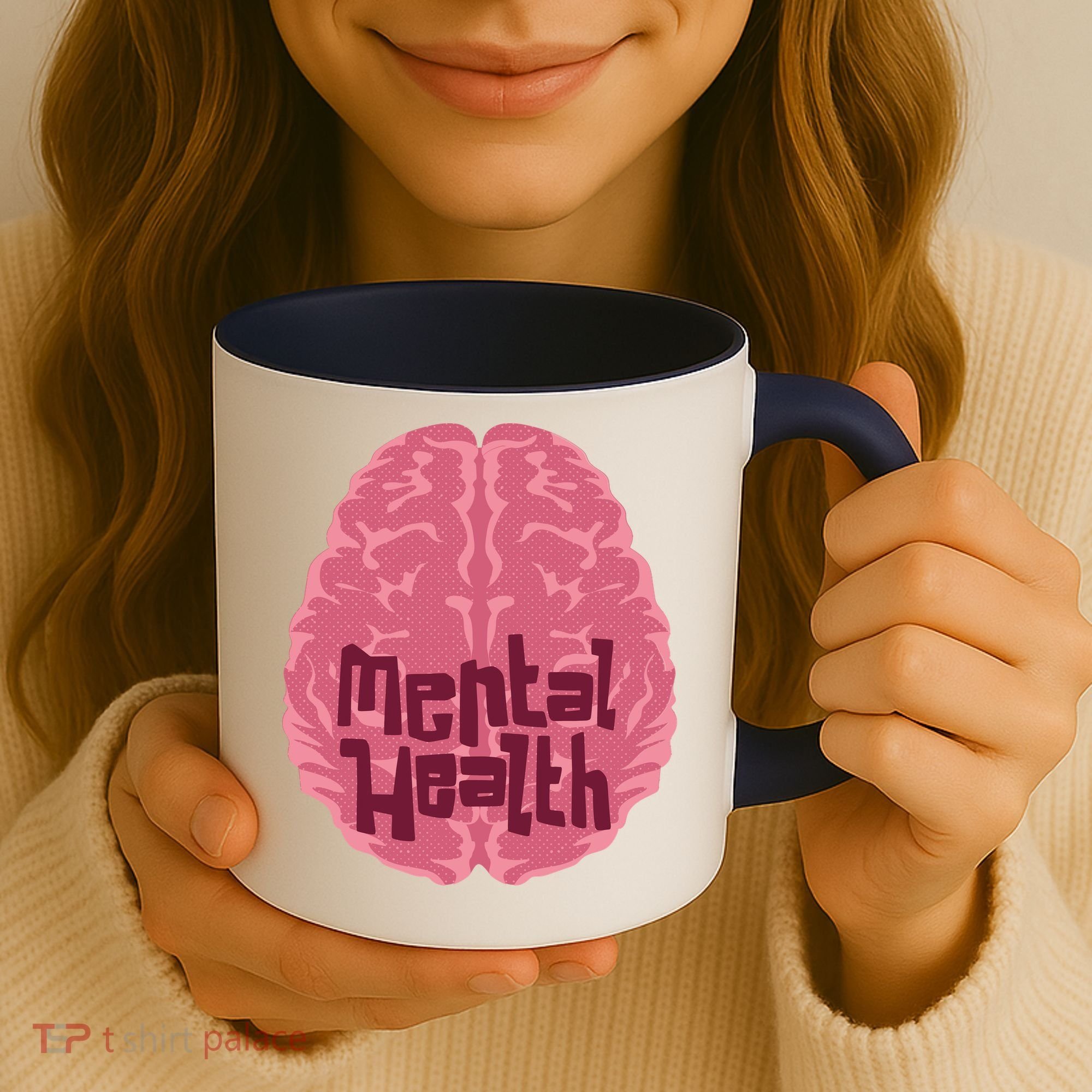 Mental Health Awareness Brain Coffee Mug