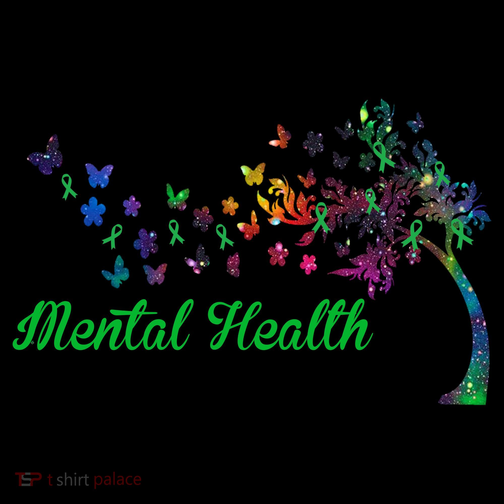 Mental Health Awareness Butterfly Tree Coffee Mug