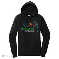 Mental Health Awareness Butterfly Tree Women's Hoodie thumb 0