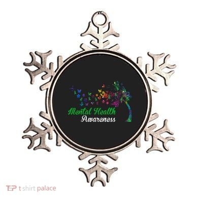 Mental Health Awareness Butterfly Tree Ornament