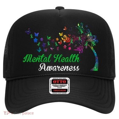 Mental Health Awareness Butterfly Tree Hat
