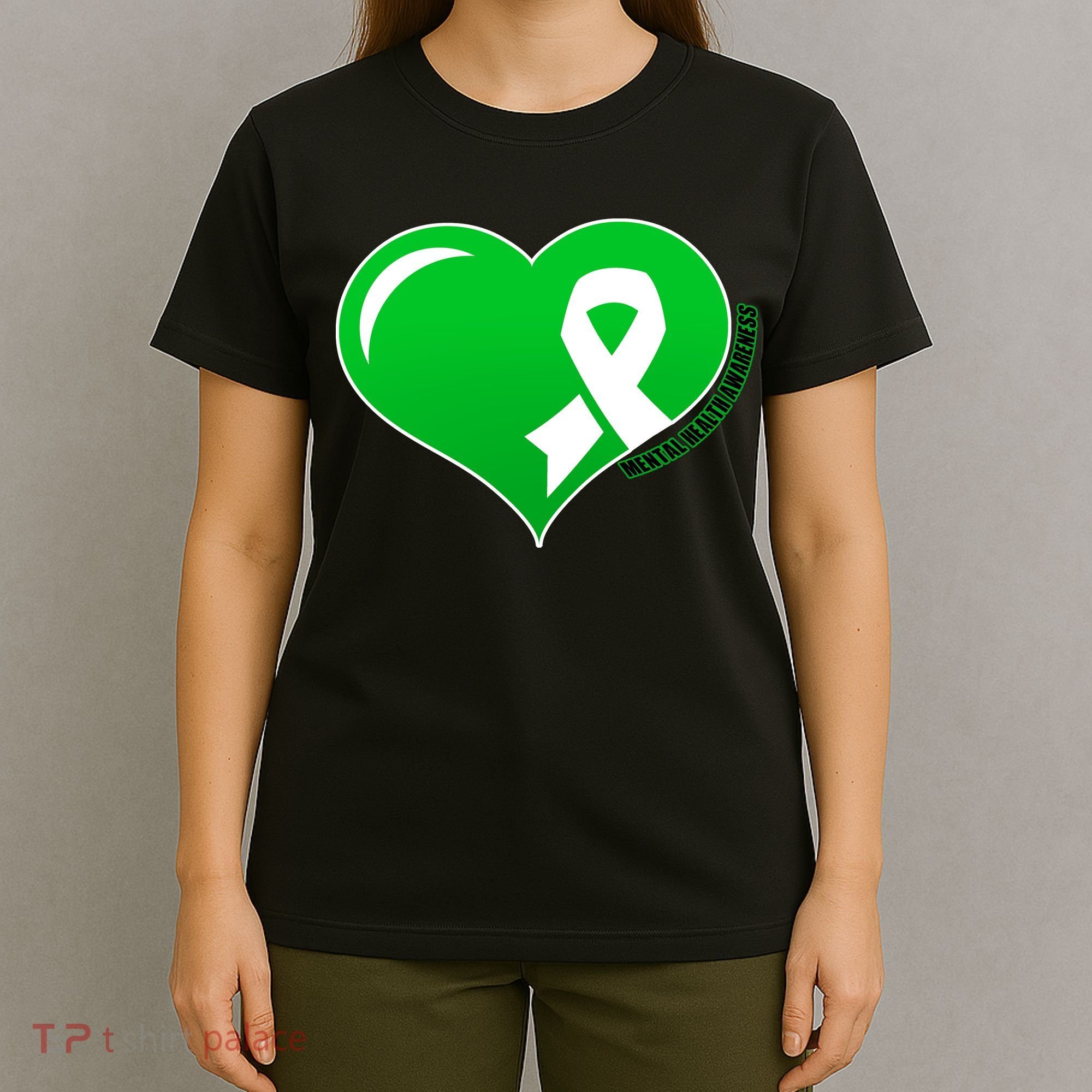 Mental Health Awareness Heart T-Shirt