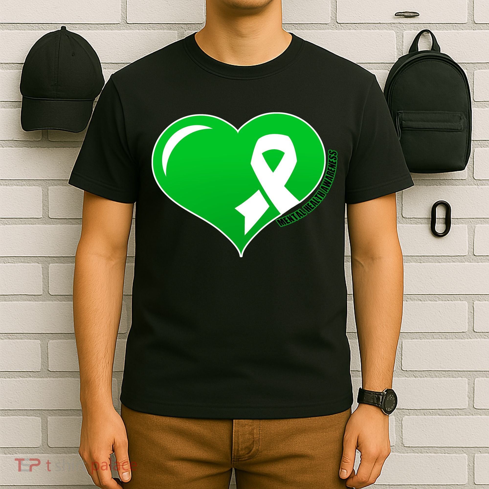 Mental Health Awareness Heart T-Shirt