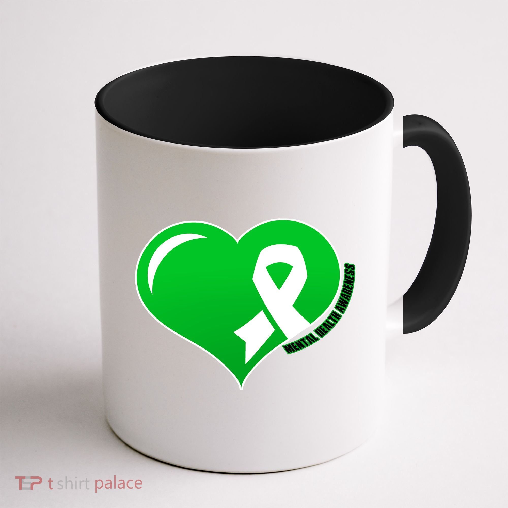 Mental Health Awareness Heart Coffee Mug