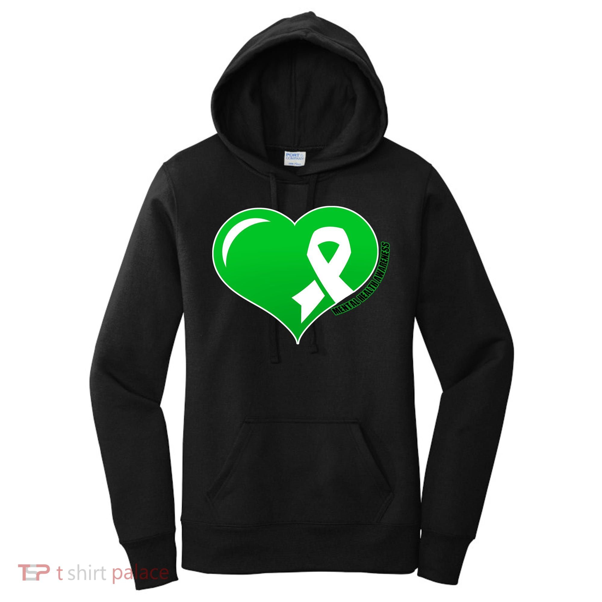 Mental Health Awareness Heart Women's Hoodie