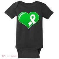 Mental Health Awareness Heart Baby Bodysuit thumb 0