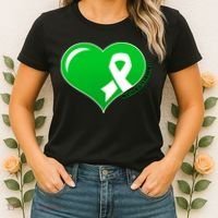 Mental Health Awareness Heart Women's T-Shirt thumb 2