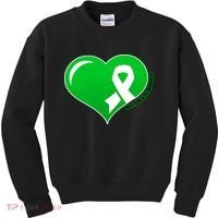 Mental Health Awareness Heart Kids Sweatshirt thumb 0