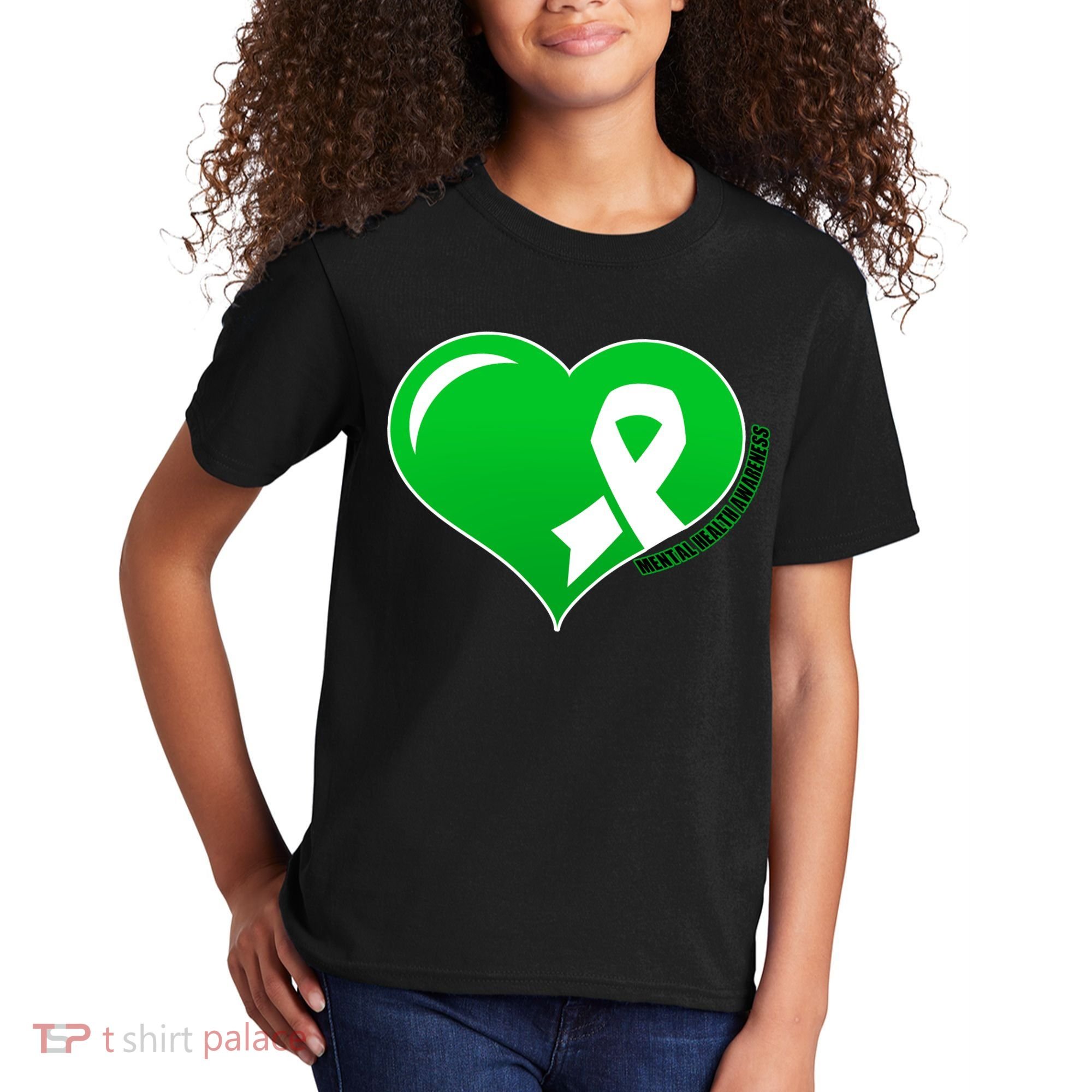 Mental Health Awareness Heart Kids T-Shirt