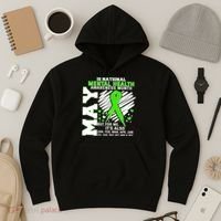 Mental Health Awareness Month Is All Year Long Hoodie thumb 3