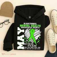 Mental Health Awareness Month Is All Year Long Hoodie thumb 4