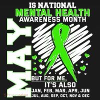 Mental Health Awareness Month Is All Year Long Long Sleeve Shirt thumb 2