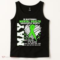 Mental Health Awareness Month Is All Year Long Tank Top thumb 2