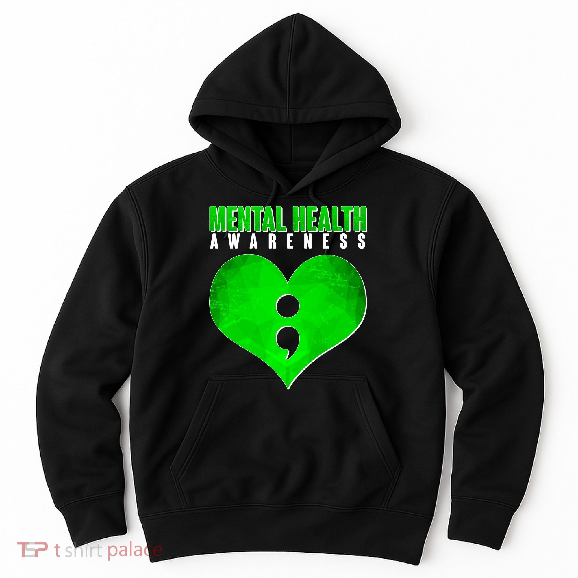 Mental Health Awareness Semicolon Hoodie