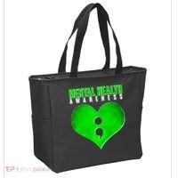 Mental Health Awareness Semicolon Tote Bag thumb 2
