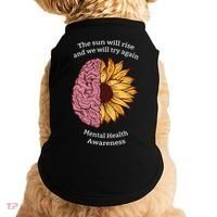Mental Health Awareness Sun Will Rise Doggie Tank thumb 0