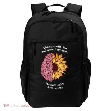 Mental Health Awareness Sun Will Rise Backpack
