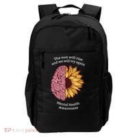 Mental Health Awareness Sun Will Rise Backpack thumb 0