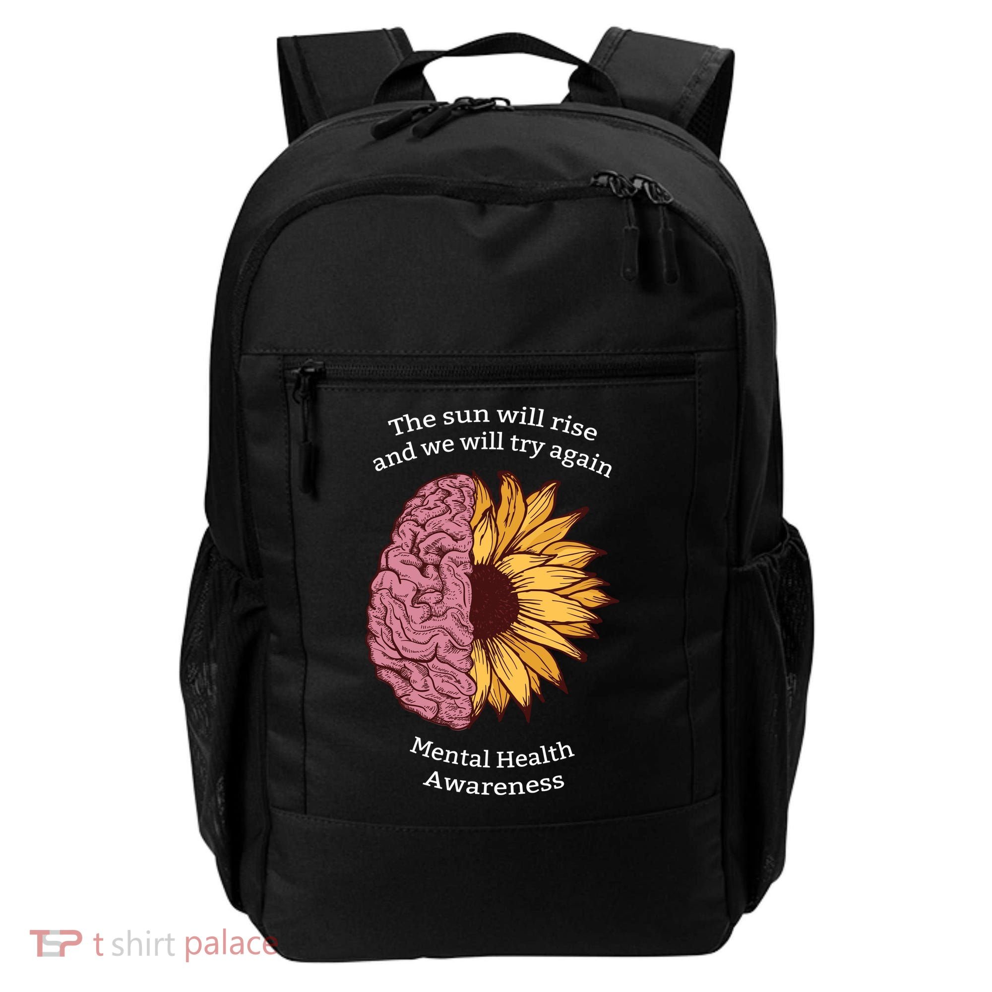 Mental Health Awareness Sun Will Rise Backpack