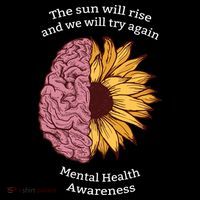 Mental Health Awareness Sun Will Rise Backpack thumb 2