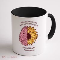 Mental Health Awareness Sun Will Rise Coffee Mug thumb 1