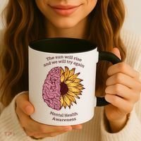 Mental Health Awareness Sun Will Rise Coffee Mug thumb 3