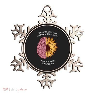 Mental Health Awareness Sun Will Rise Ornament