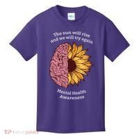 Mental Health Awareness Sun Will Rise Kids T-Shirt thumb 0