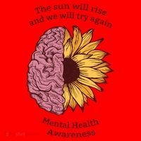 Mental Health Awareness Sun Will Rise Santa Hat thumb 1